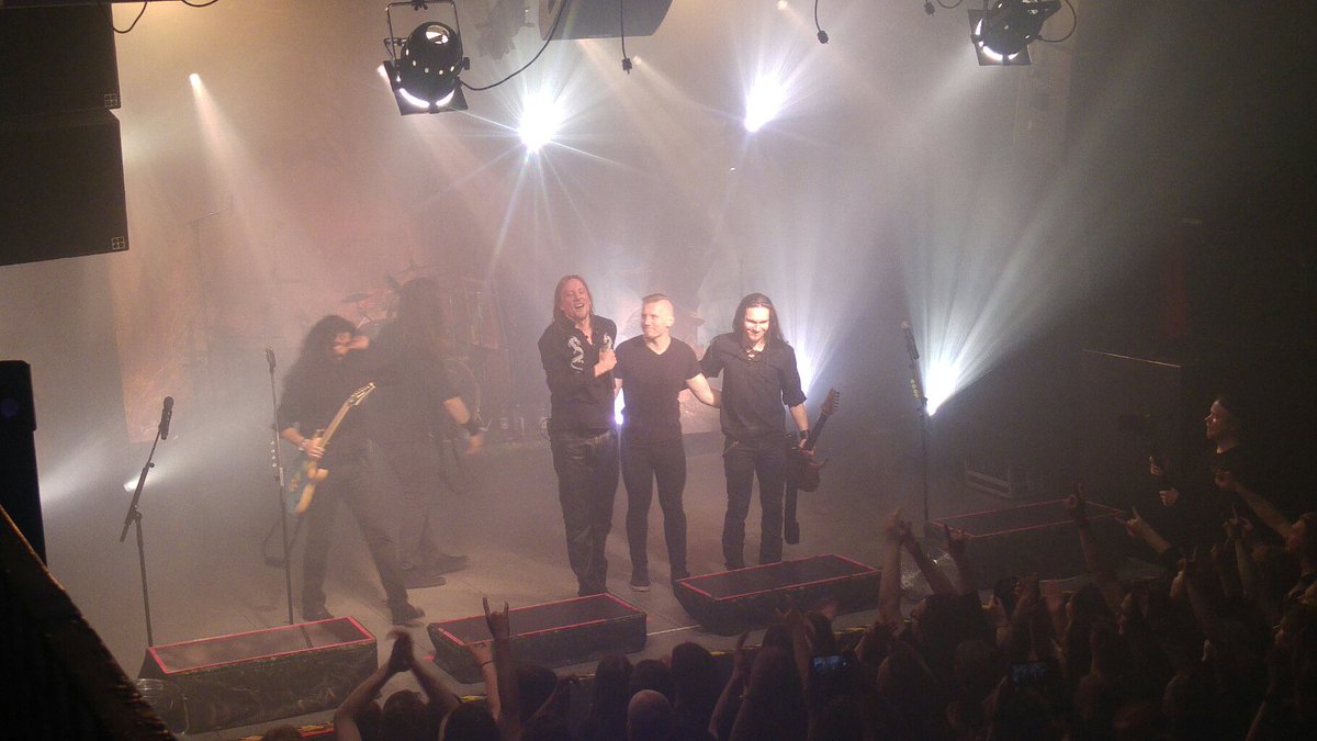ARmunkki's tweet photo. Just got him from the Wintersun gig and I got to say that it was by far the best thing I've ever seen or heard. Amazing show all the way through and they sound awesome live as well. https://t.co/jSdnbmymhR