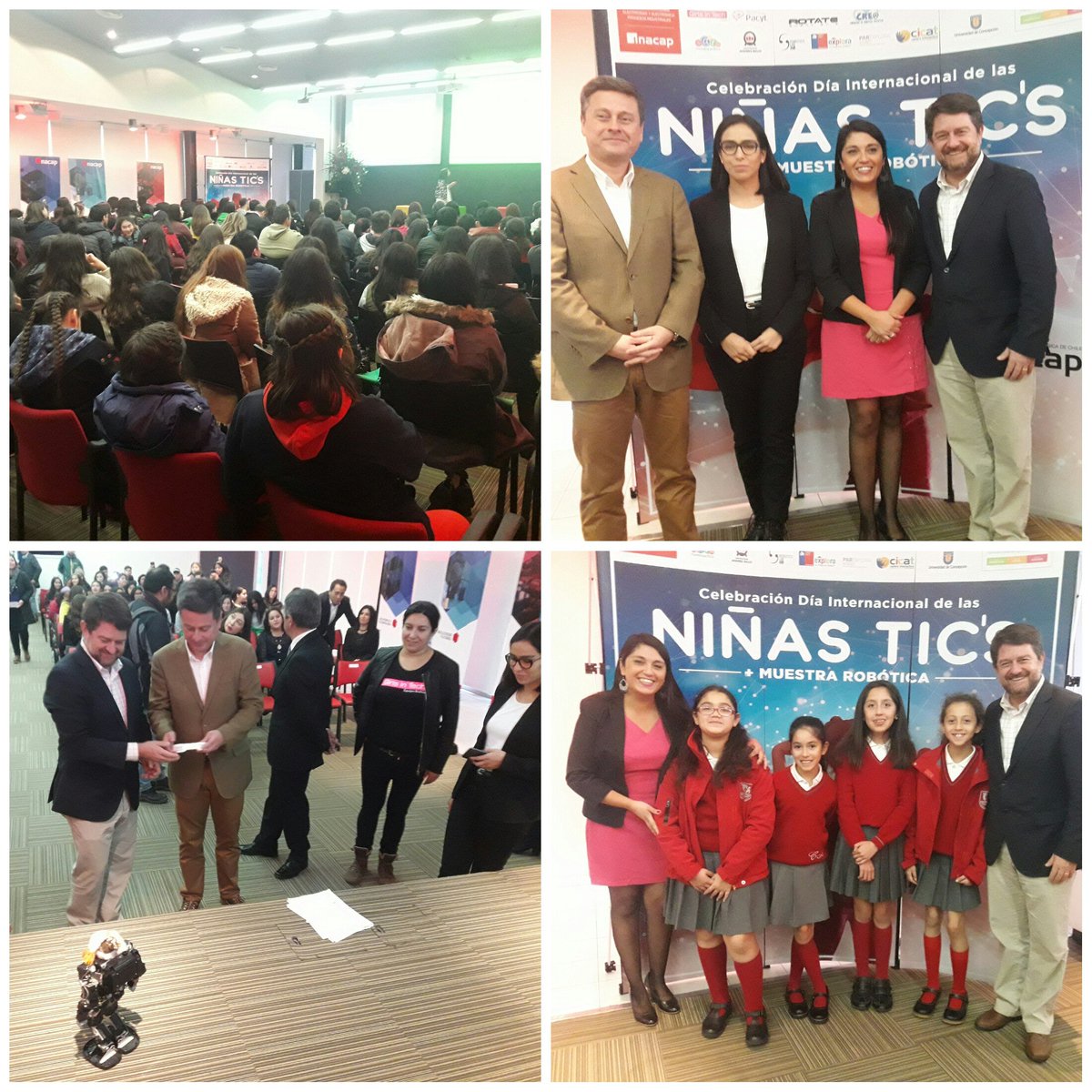 Pily Pardo (@pilypardo) on Twitter photo Hoy el mundo celebró a las #NiñasEnLasTIC y en Biobío lo hicimos colaborativamente junto a universidades, 150 colegios, empresas, fundaciones y 3 grandes expositores
Gracias a todos quienes contribuyen al cambio👧📱💻📡🚀
Gracias Sofia <a href="/camilaquevedos/">Camila Quevedo Silva</a> <a href="/Orrego/">Claudio Orrego L.</a> y Gracias Equipo❤ Hoy el mundo celebró a las #NiñasEnLasTIC y en Biobío lo hicimos colaborativamente junto a universidades, 150 colegios, empresas, fundaciones y 3 grandes expositores
Gracias a todos quienes contribuyen al cambio👧📱💻📡🚀
Gracias Sofia <a href="/camilaquevedos/">Camila Quevedo Silva</a> <a href="/Orrego/">Claudio Orrego L.</a> y Gracias Equipo❤