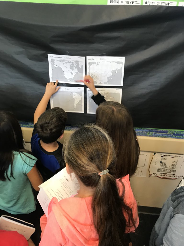RascalDavies's tweet photo. Can a volcano pop up in your backyard? 🌋 My students made some discoveries after mapping out existing volcanoes! @RascalPride @MysterySci #NGSS https://t.co/zsKvuhBErW