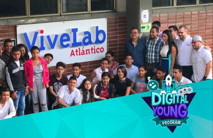 jrodriguezk's tweet photo. No podía dejar pasar mi visita en Barranquilla sin conocer a los jóvenes de Digital Young Program que son el futuro de las Industrias Creativas Digitales del país. Estos #CreativosDigitales se están preparando en animación 2D, 3D y Videojuegos. https://t.co/ls6QYrXmwV