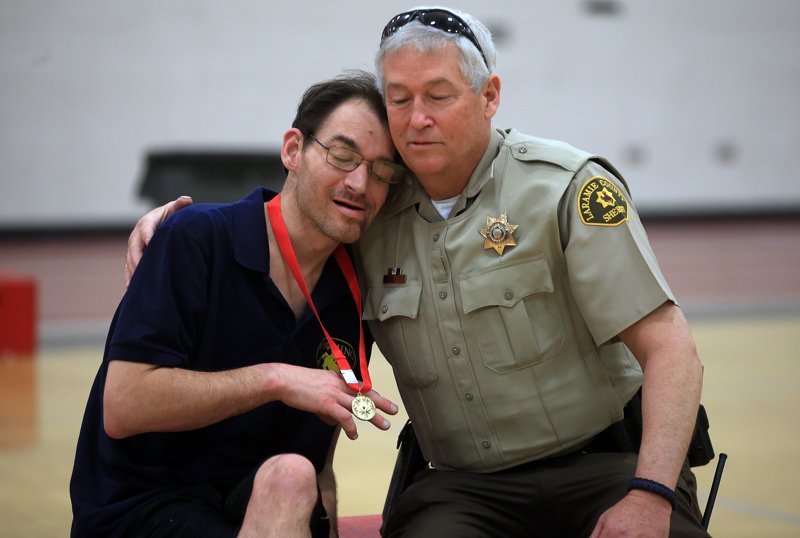 #PHOTOS bit.ly/2HxAhJY @SpecOlymWY Area III games @CentralHighAD <a href="/CheyennePolice/">Cheyenne Police Department</a> <a href="/LaramieCountySO/">Laramie County S.O.</a>