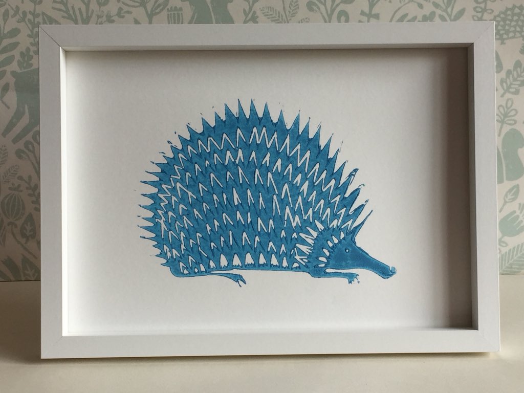 Artydp's tweet image. Hedgehog Limited Edition Lino print #Hedgehog #hedgehogsoftwitter #pricklyhedgehog #lino print #hedgehog lover #wildlifelove #etsy etsy.com/people/artdp