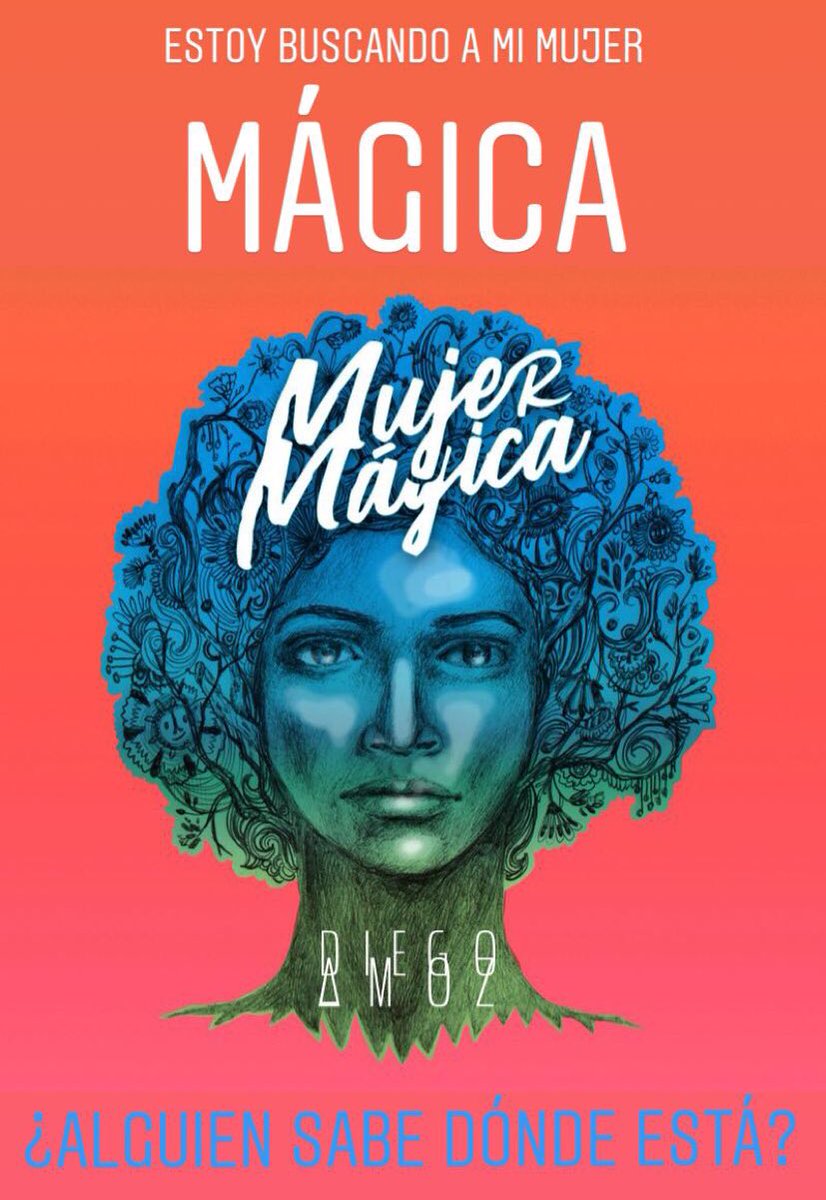 diego_amoz's tweet photo. Estoy buscando a mi mujer mágica...
¿Alguien sabe dónde está?
#mujermágica https://t.co/tawmvtIZCN