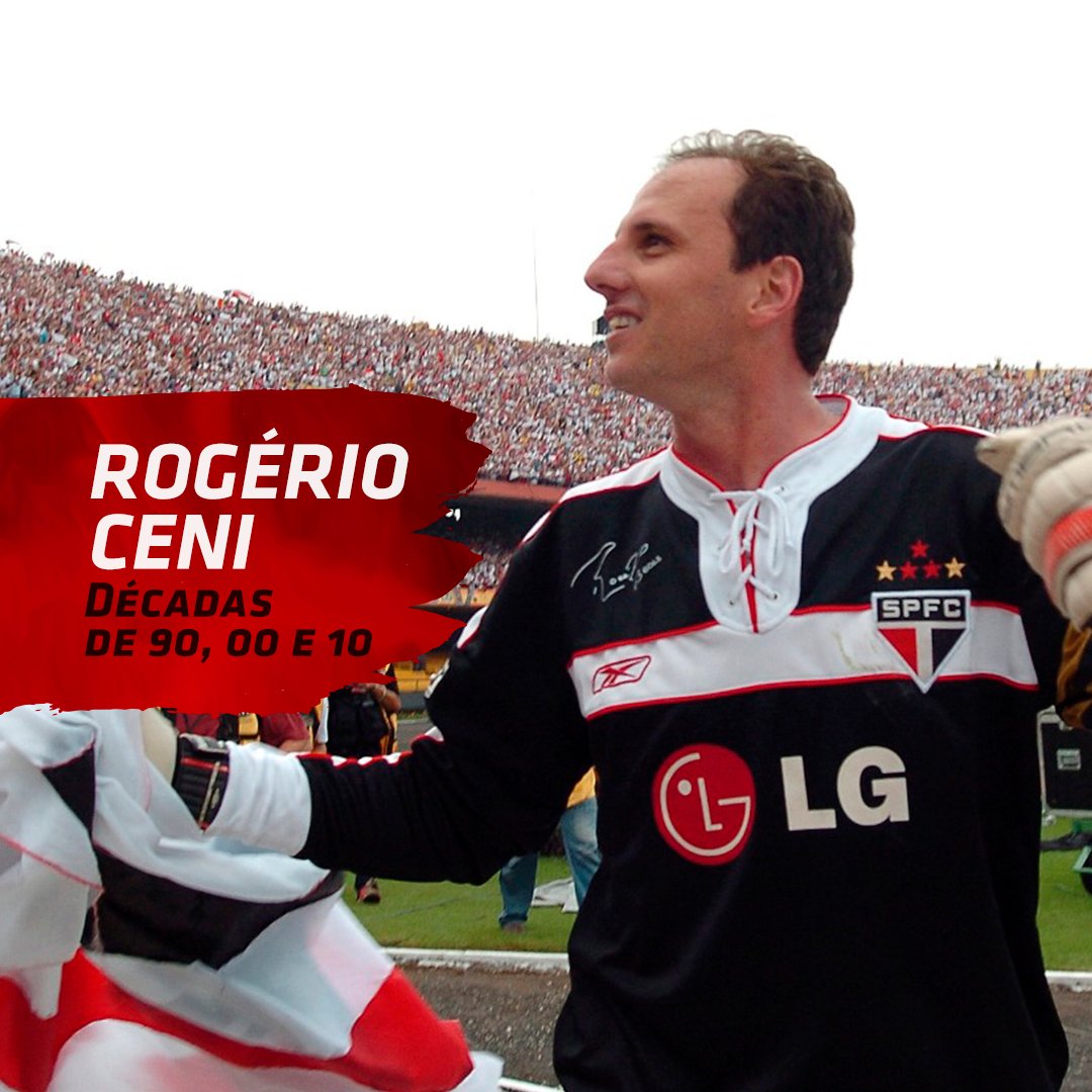 SaoPauloFC's tweet photo. Rogério Ceni, o #M1TO, cujos números dispensam comentários: 

1237 jogos
131 gols
33 títulos
3 vezes no Guinness World Records
100 PERDÃO https://t.co/oRgk7UWkrv