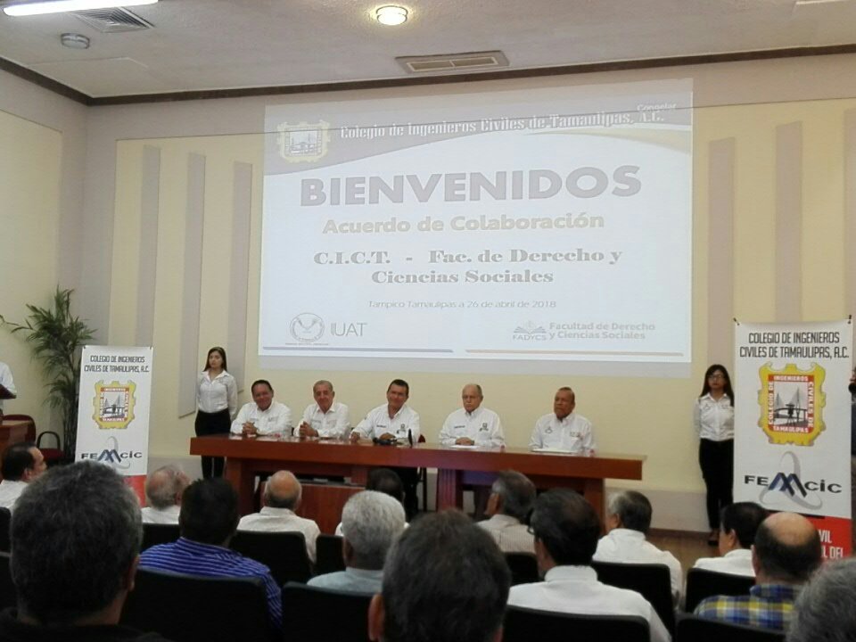 hyperFADYCS's tweet photo. Se lleva a cabo la firma de acuerdos de colaboración entre el Colegio de Ingenieros Civiles de Tamaulipas, A.C. y la Facultad de Derecho y Ciencias Sociales
#HypermediaUAT #FADYCS #YoCreoEnLaUAT #UAT #UATCUS #Tamaulipas #Tampico #CdMadero #Altamira https://t.co/xMPPpjPbOu