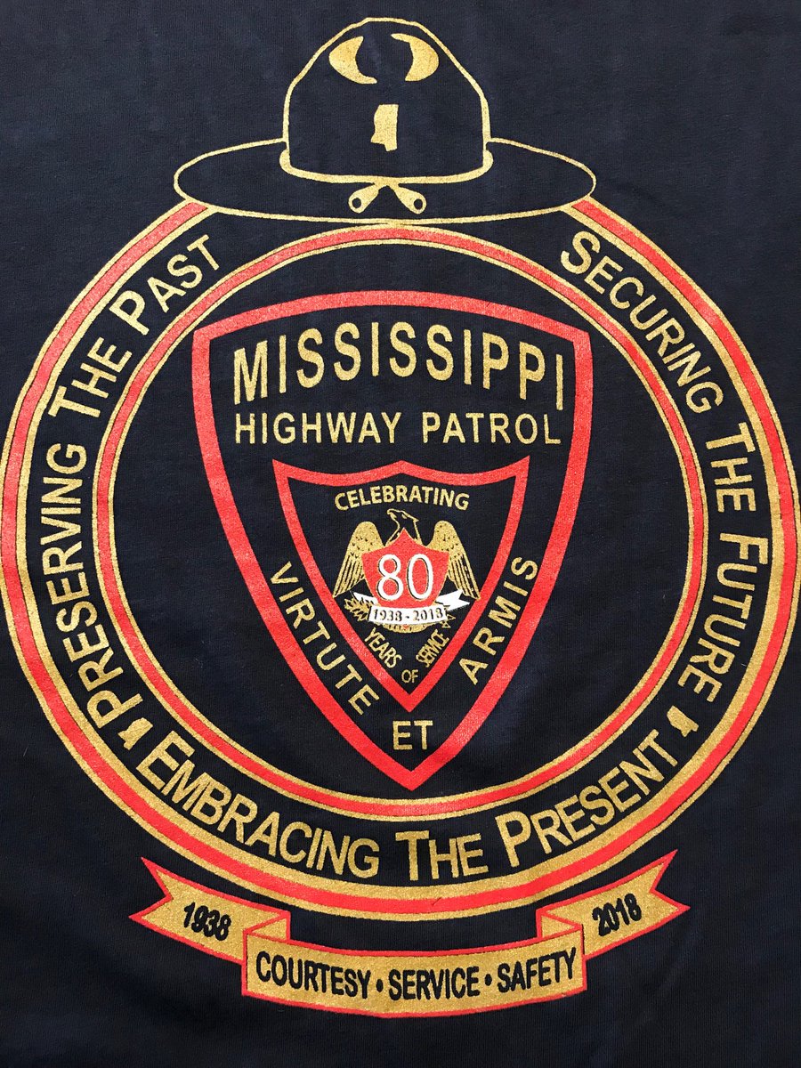 MHPTroopD's tweet photo. 80 years of courtesy service and safety.  What a wonderful organization to work for.  Happy Birthday Mississippi Highway Patrol.  Wishing you many more to come. https://t.co/bxSApN49sb