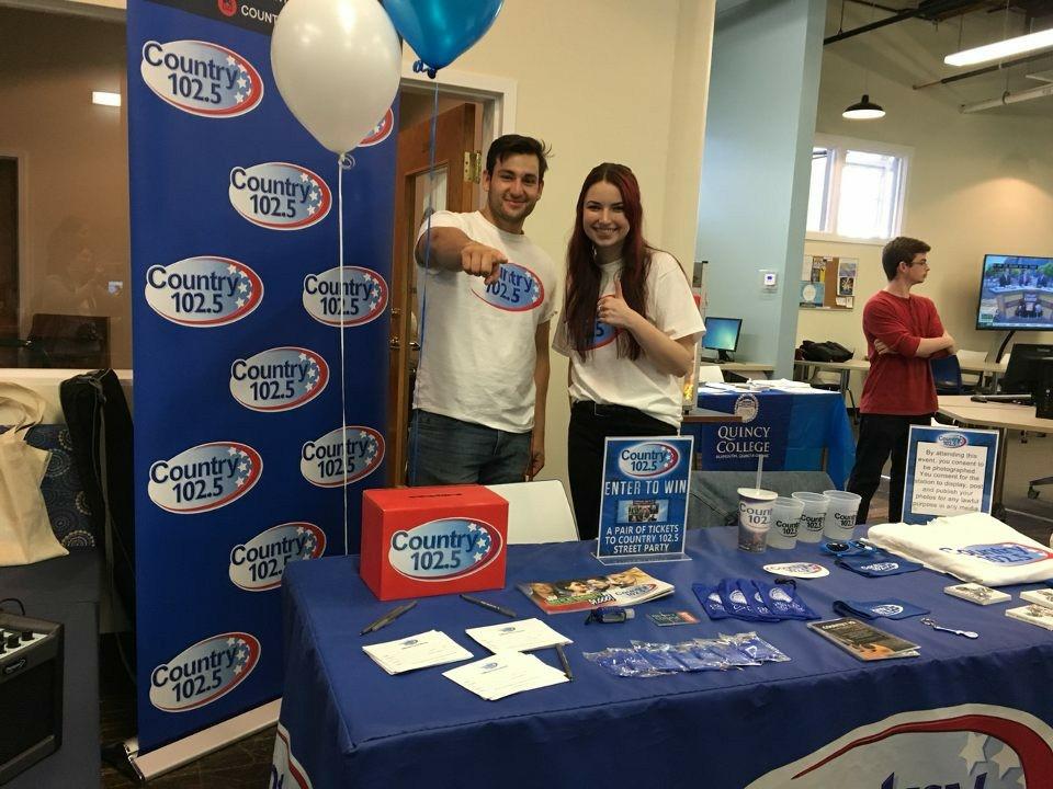 Thank you to the <a href="/QuincyCollege/">Quincy College</a> Open House Raffle sponsors: 

<a href="/townshendquincy/">The Townshend</a> 
<a href="/CraigsCafe/">Craig's Cafe</a>
<a href="/dunkindonuts/">Dunkin'</a> 
<a href="/Starbucks/">Starbucks</a> 
<a href="/BNcollege/">Barnes&Noble College</a> 
#DubinChiropractic

And thank you to <a href="/MAGIC1067/">MAGIC 106.7</a> and <a href="/Country1025WKLB/">Country 102.5</a> Street Teams who brought the fun!