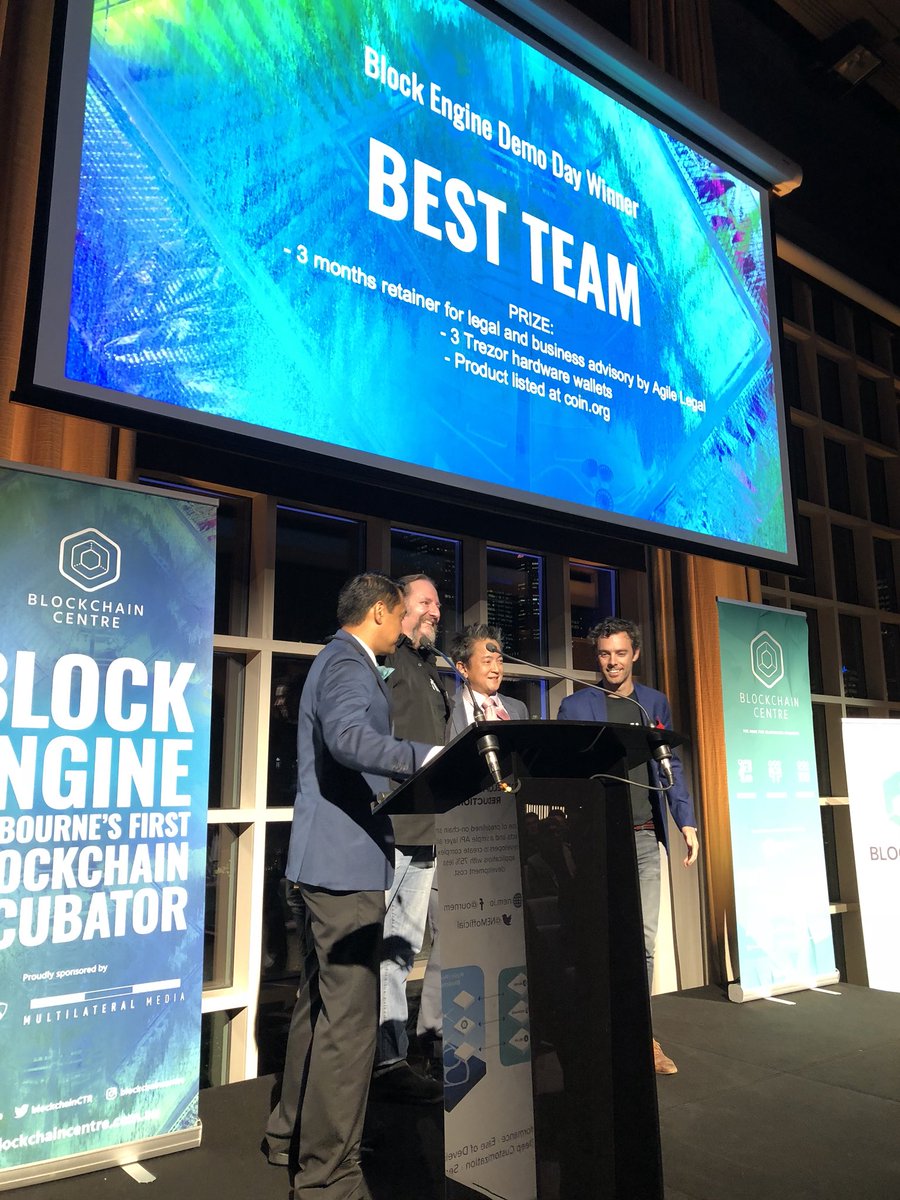 BlockchainCTR's tweet image. What an incredible journey for all 10 teams and a big congratulations to the 3 winners of these 3 categories: 

Best Team: #Charlie 
Best Business Solution: #Supp
Best use of Blockchain Technology: #BuildSort
👏👏👏👏👏