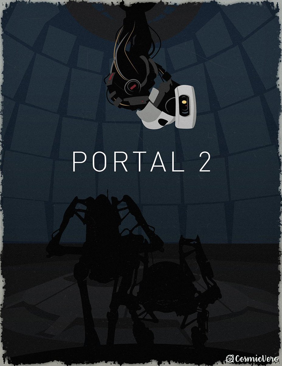 when did portal 2 come out on Vero Is Amused On Twitter Something I Did These Are Conceptual Posters For Portal 2 And Dark Souls Two My Favourite Games Hope You Like Them Https T Co Retvm5gcou Illustration Vector Portal Valve