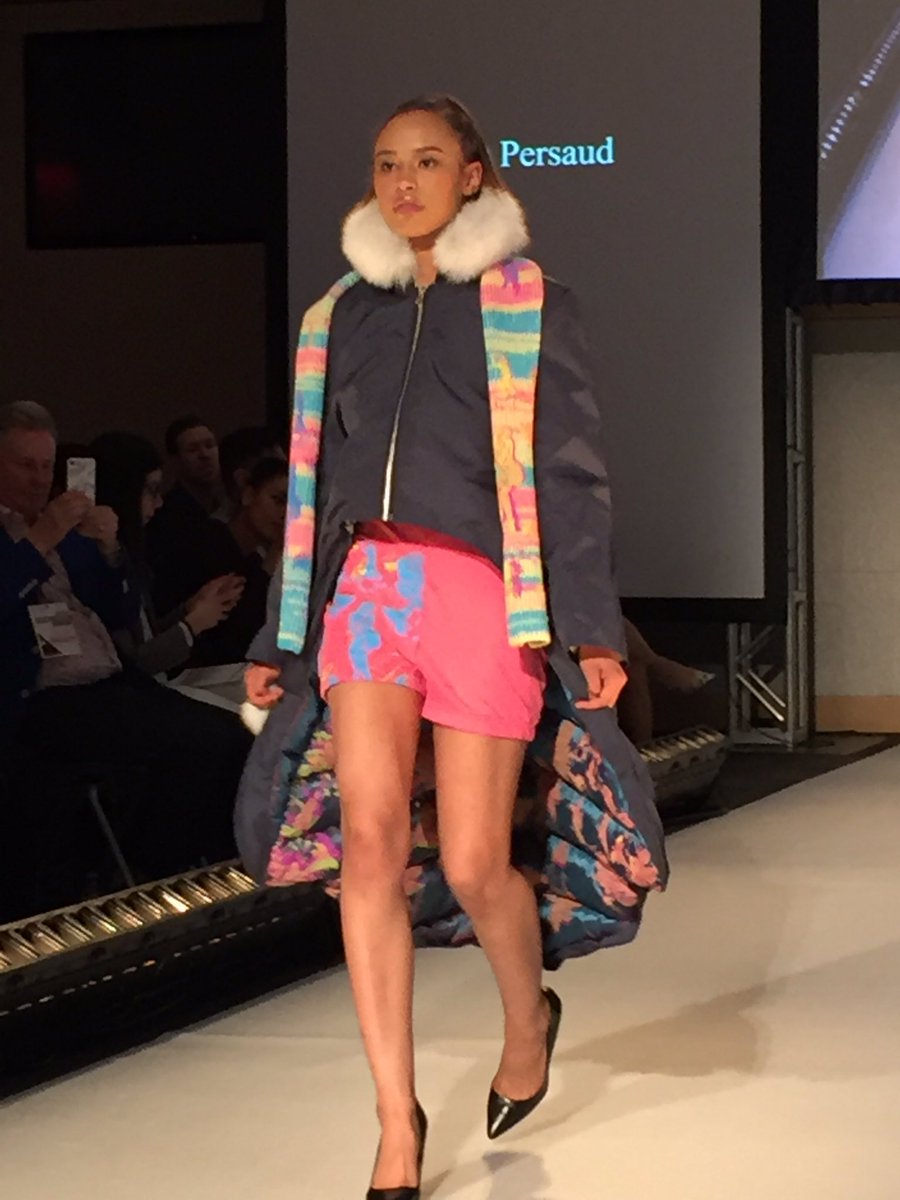 SenecaFashion's tweet photo. Ivan Persaud's collection was hand printed! #redefiningdesign #senecafashion #senecaproud https://t.co/p9Z6zP4FSG