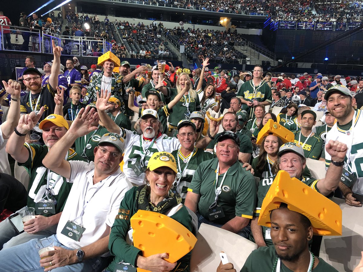 Packers fans are in the house at the. 