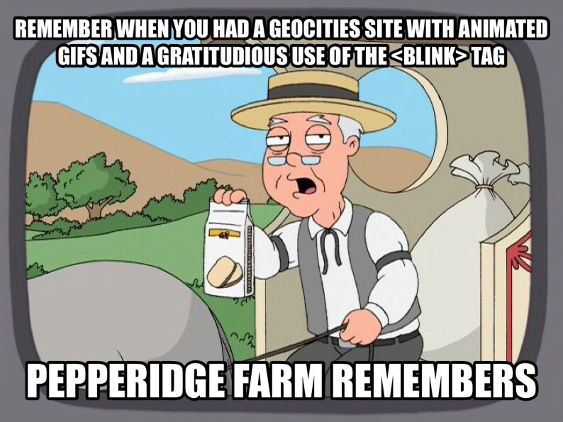 developer_memes's tweet photo. I don’t think I’ve used that tag since Netscape Navigator was around... https://t.co/gphZIVGhlM