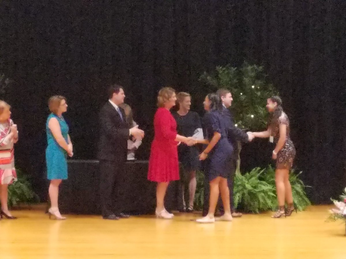 JohnMurrayEdD's tweet photo. #MatoacaProud of our Students of the Year, Adri Costigan and Jordan Carpenter. https://t.co/xezobglxVJ