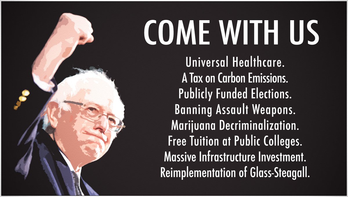 ProjectBernie's tweet photo. One Day Closer To #Bernie2020.

#ComeWithUs. https://t.co/rDe59BH846