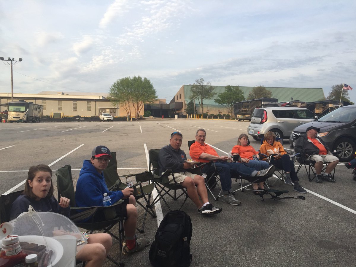 Team bonding after first day of competition.