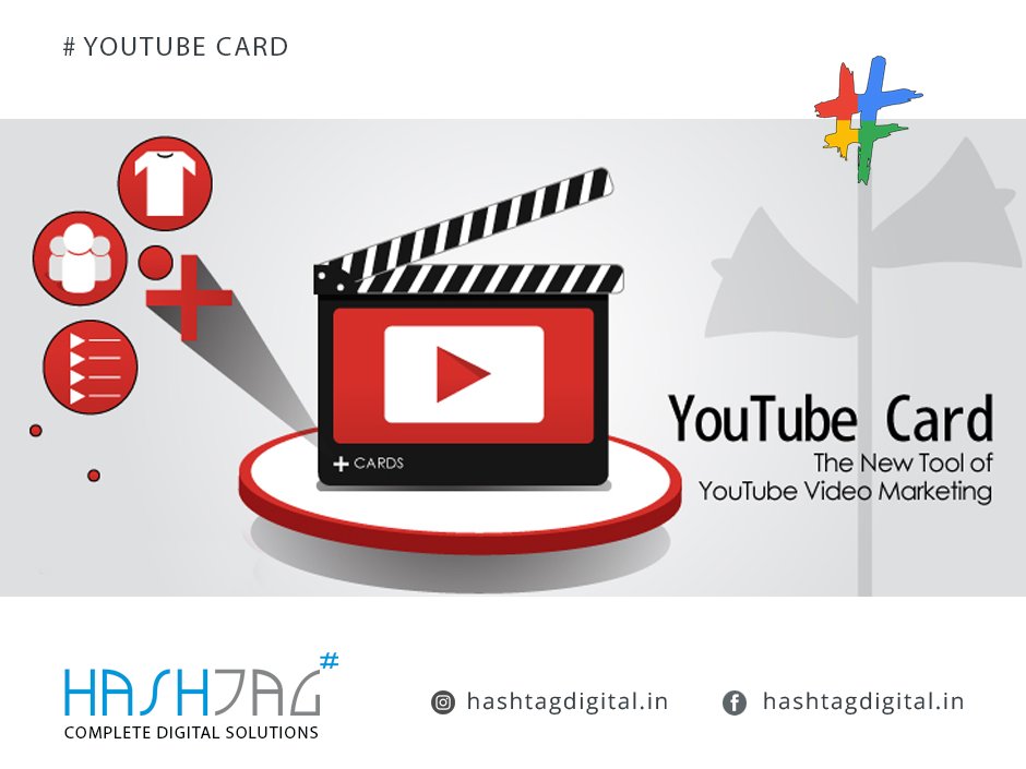 Hashtag1Digital's tweet photo. #YouTube cards are interactive “panels” that slide in and out when a #video is playing, encouraging further interaction by the viewer. You can add up to 5 cards, which include images, text, or clickable links
-
 #YouTubeCard #Google #DigitalMarketing #HashtagDigitalIndia #SEO #Fb https://t.co/OiJQa43GzJ