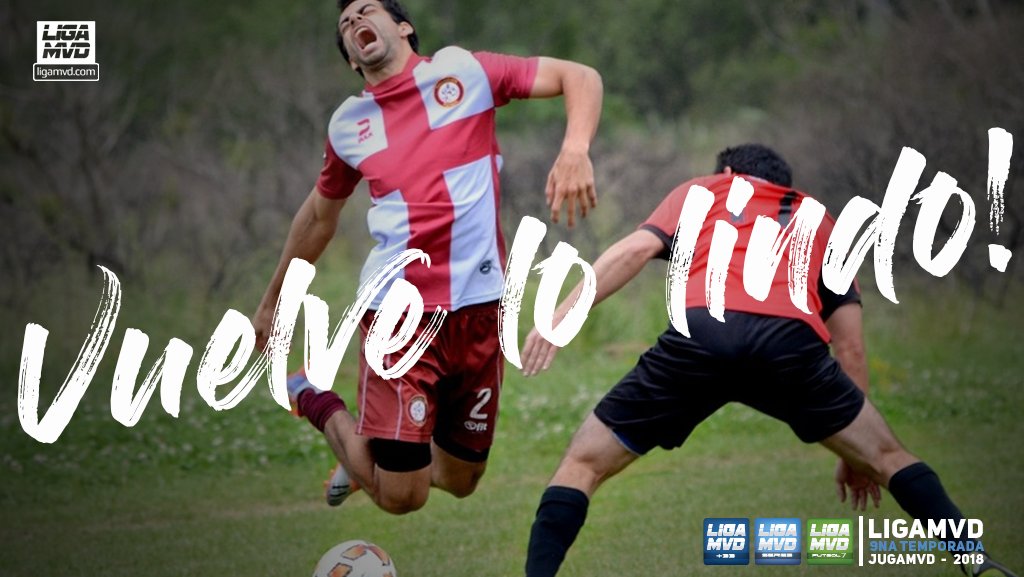 #VuelveLoLindo!
Vuelven las jugadas dudosas! A los que les gusta ir fuerte abajo, y a los que le sale bien exagerar las faltas. 
Ponete en #modoMVD 💪 
En mayo comienza la 9na. temporada de la Liga MVD.
