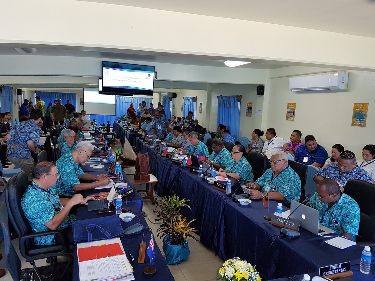 smhook's tweet photo. FRDP has been a key input into the discussions at FEMM in Palau. While the meeting is concluding there is key work on finance and insurance that are being advanced linked to the FRDP. Private sector and CSOs all acknowledged the FRDP.
#forumsec #resilience #BluePacific #FEMM2018 https://t.co/mxzMYmpXzo