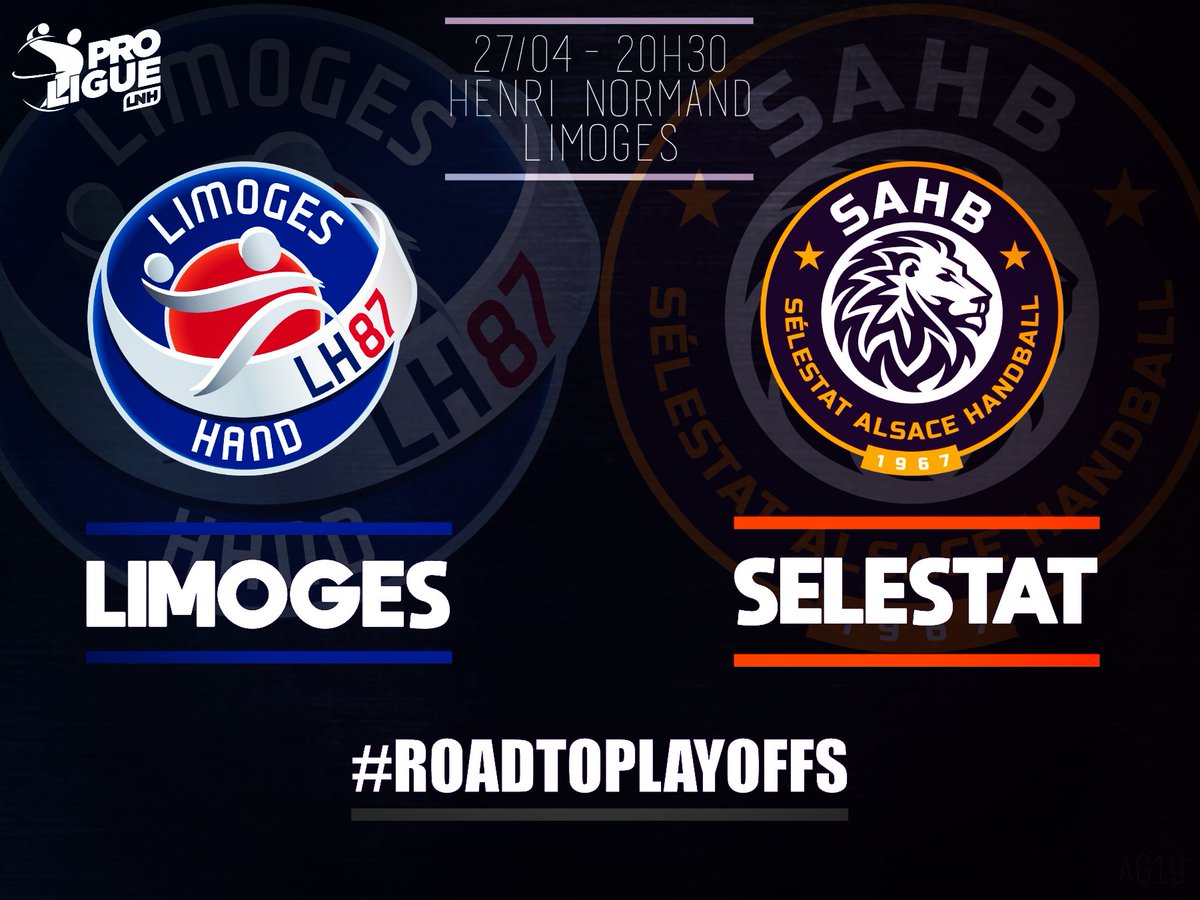 SAHB_67's tweet photo. [Jour de Match] Faire un pas de plus vers les Play-Offs ! 
🏆 @Proligue #J124 @LimogesHand87 🆚 @SAHB_67
🕣 Coup d'envoi à 20h30
🏟️ Gymnase Henri Normand @limoges
👥 #Tousensemble
💪 #Lv2enm https://t.co/Q8mc6Lmi3l