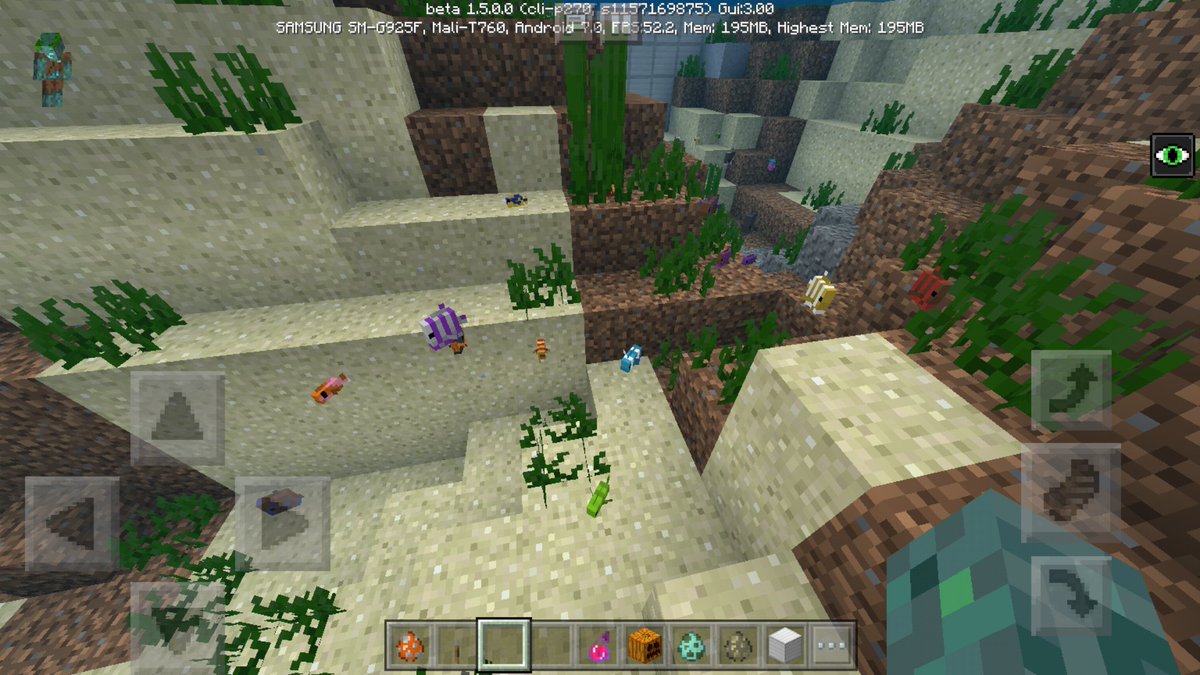 Minecraft News I Think His Talking About The Size Of The Fish In General Haha The Default Fov On Both Java And Bedrock Is 70 But The Fish Still Look