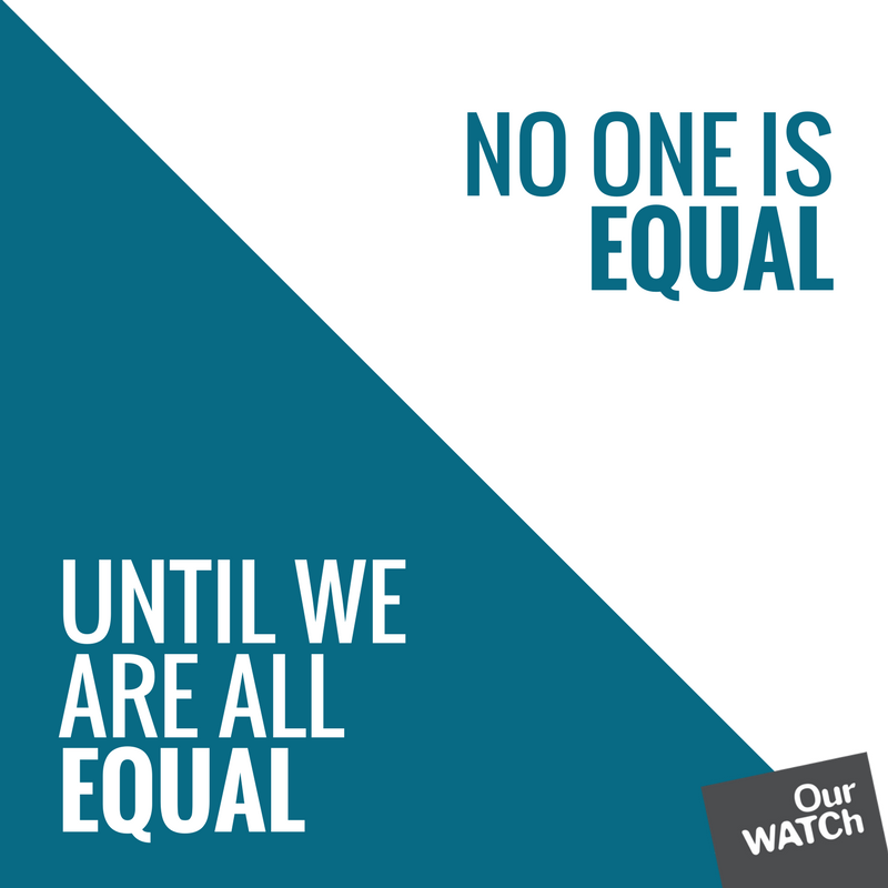 It’s up to us to create a new normal where women are seen as equals & treated with respect. Find out more about what you can do: ourwatch.org.au/Preventing-Vio…