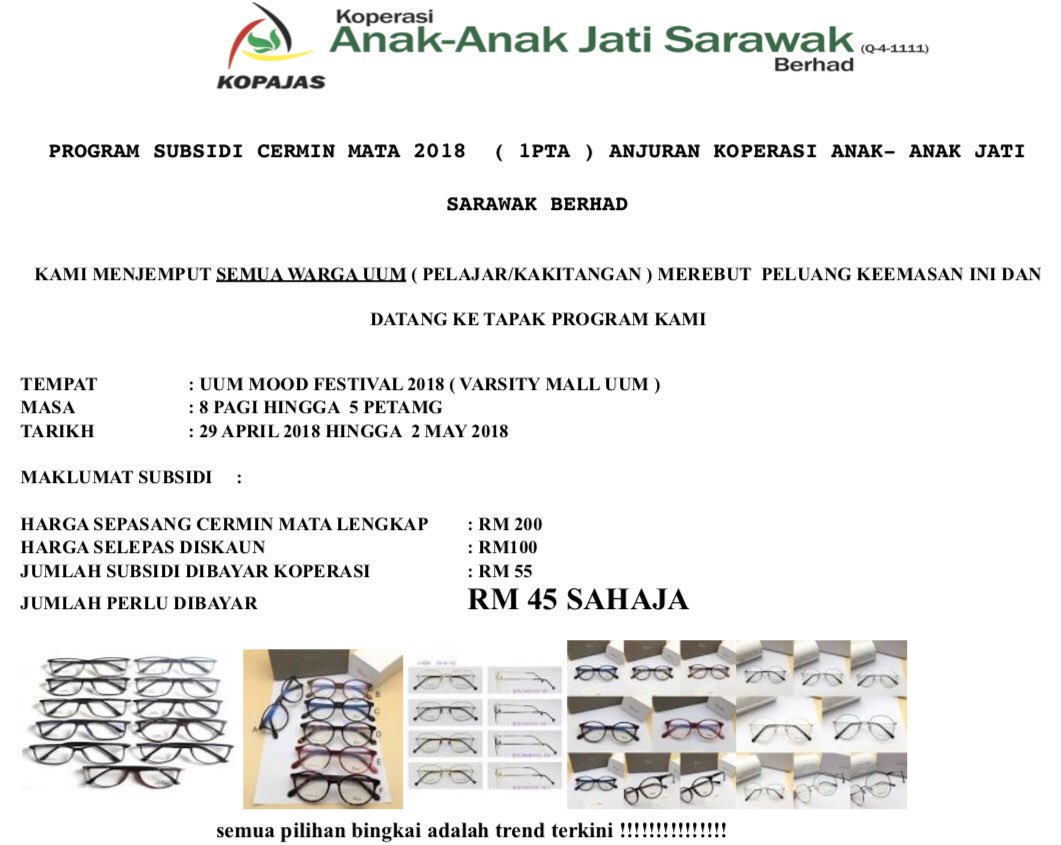 <a href="/TwtUUM/">twtUUM</a> <a href="/uumnews/">UUM News</a> <a href="/Sintok/">Sintok.NFT</a> boleh hebahkan kepada semua warga UUM.. 😊😊😊