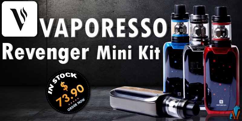 SuperVapeStore's tweet image. More compact and fashionable than ever before! Shrunk down version of the famour Vaporesso Revenger featuring most advanced OMNI Board 2.2 chipset, multiple output modes and massive 2500 mAh built in battery.
Shop now: bit.ly/2HvwMYy
#vape #vapeshop #vaping #vapefam