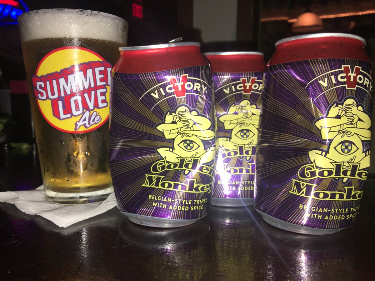 Victory_NJ's tweet photo. Me and my homies @VictoryBeer #summerlove #goldenmonkey #crewdrive @harrisonbevco @Victory_NEast @Victory_NorthNJ @Victory_DE_NJ https://t.co/GSHCdAxYM0