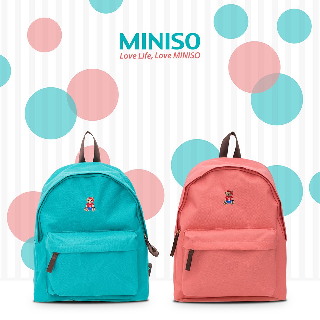 school miniso bags