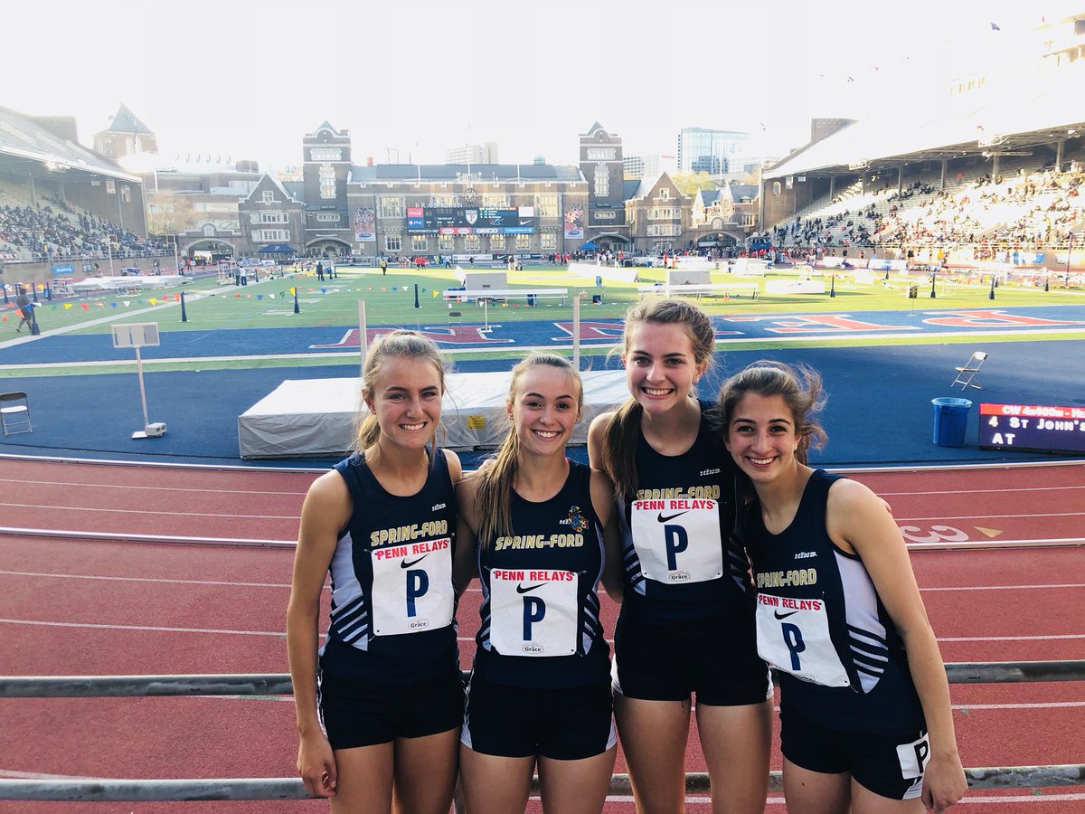 SFdistance's tweet photo. 14 second school record for the lady Rams in the DMR down at Penn Relays today! 12:27.07! https://t.co/l2bExh1Dh0