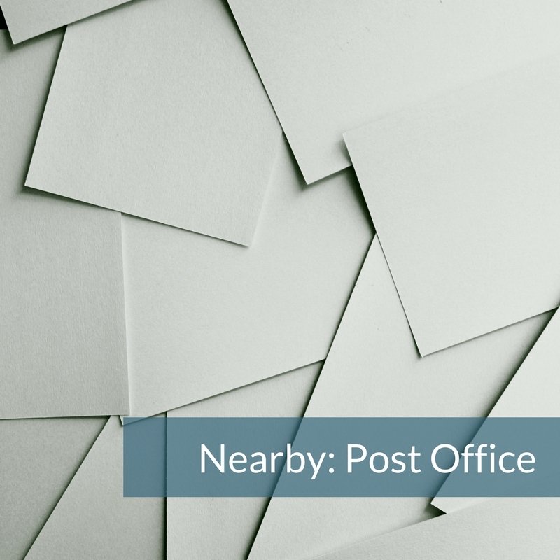 Sending a package? It'll be as easy as 1-2-3! There are two USPS locations within a few miles of our community.