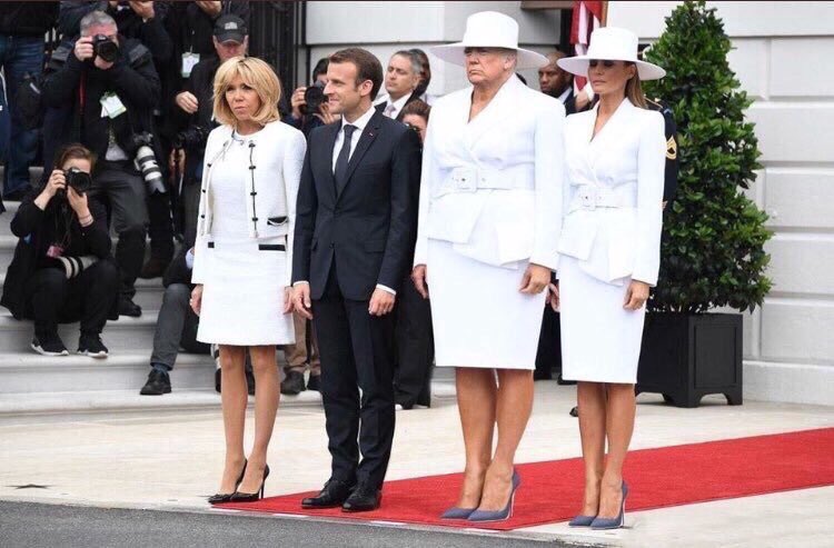 williamlegate's tweet photo. I have to hand it to Trump… he looks very fashionable in his new outfit. https://t.co/pnJtizNYl8