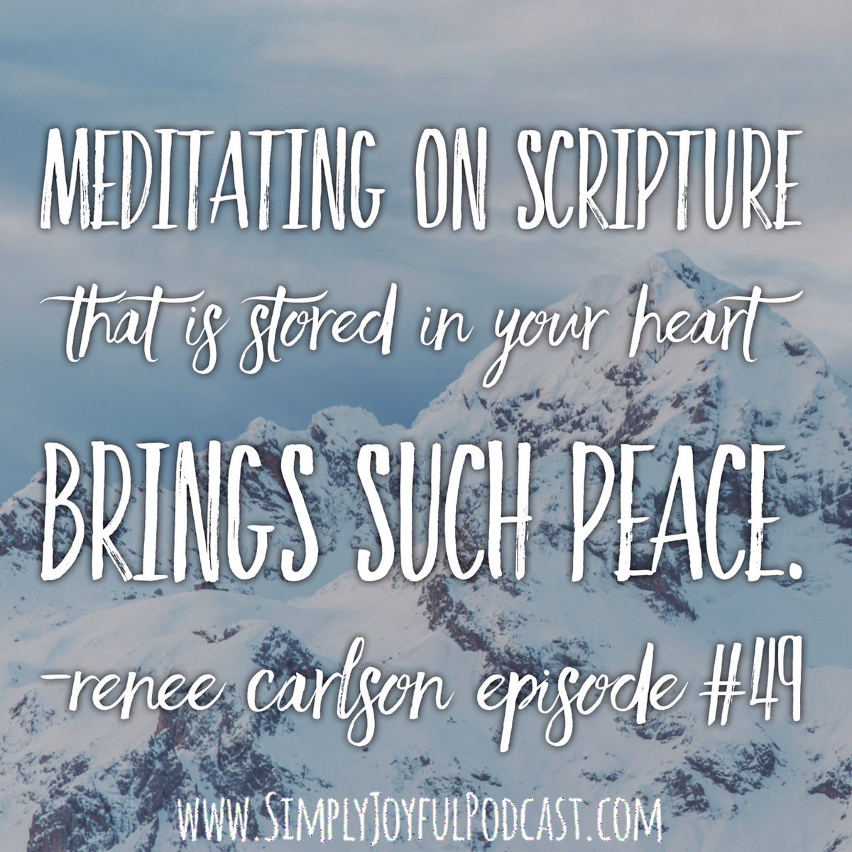 ChristianPodCen's tweet photo. The Importance of Scripture Memorization with Renee Carlson https://t.co/YLGssNpLbG Bible memorization is not about having lots of time. Itโs about taking a few moments every day. #motherhood #encouragement #memoryverses #memorizescripture #homeschooling @KristiClover https://t.co/PAWWUcOsfl