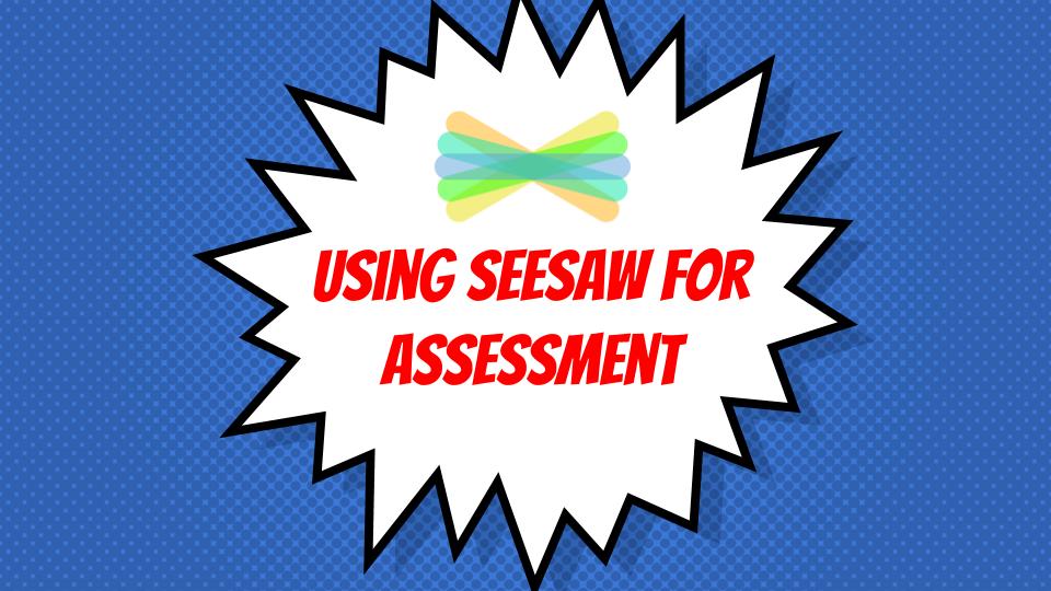 Seesaw's tweet image. Join us as we explore the basic tools built into Seesaw that enable PK-2nd grade students to show what they know.  See how adding voice, drawing, photos, and video can provide you with insight into your students&apos; thinking. bit.ly/2HPib9x