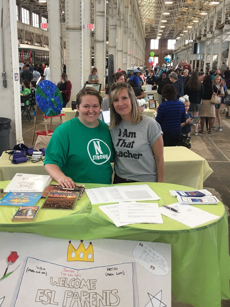 What a great North Rowan Community Event!!  The ESL table was promoting literacy!!!