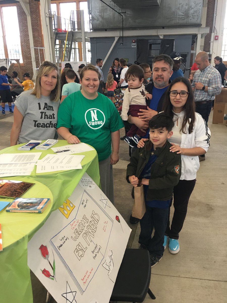 jet6886's tweet photo. What a great North Rowan Community Event!!  The ESL table was promoting literacy!!! https://t.co/7G17cAEji2