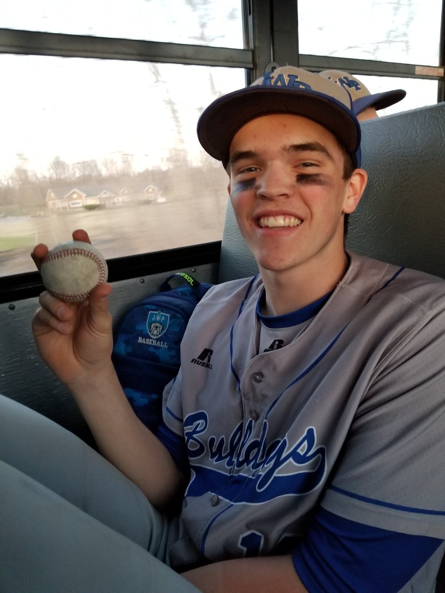 Dawgs lose to Lake Crystal. <a href="/EusticeSam/">Sam Eustice</a> hit a 3 run dinger. He wanted you guys to see his ball! #humsam #humdawgs #humhr