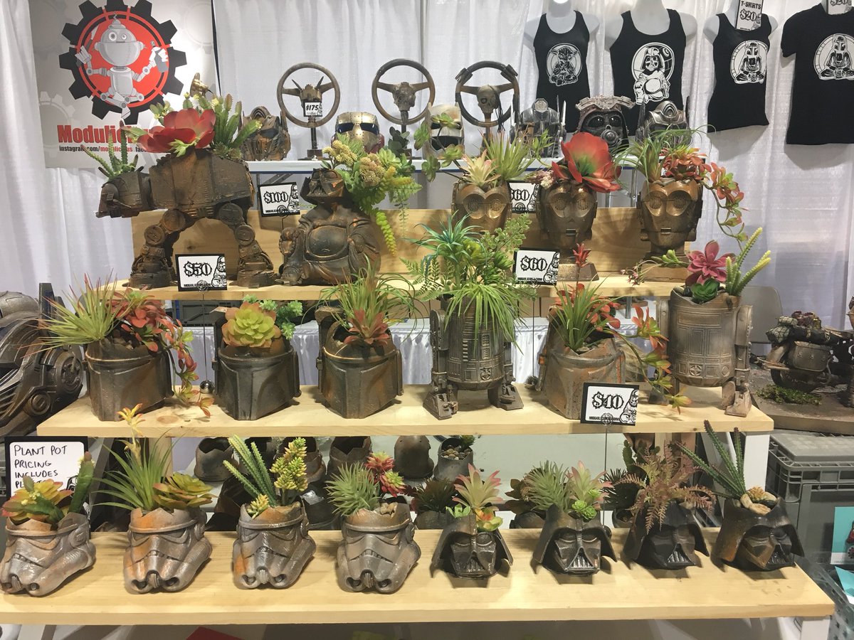 star wars succulent planter