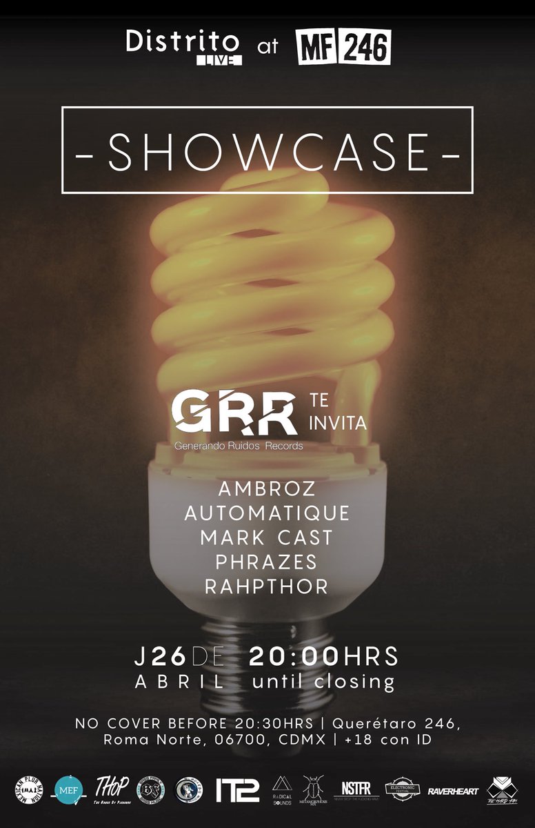 DistritoLive's tweet image. ¡Bienvenidos todos al tercer #SHOWCASE en @MultiForo246! #MexSomeNoise
