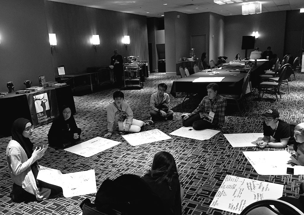 ElksDebbie's tweet photo. Listening. Learning. Leading. #Lead5  #ElksFamily https://t.co/HzIrCEKe2o