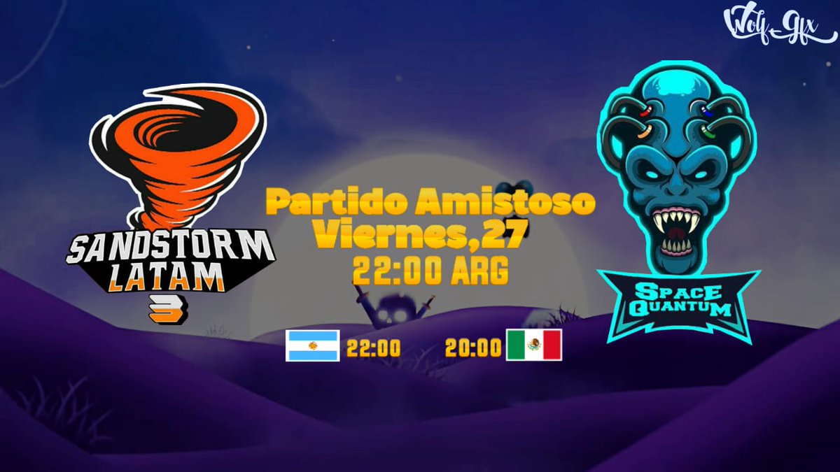 REFORCE_White's tweet photo. Mañana un enfrentamiento amistoso de gran nivel. @SpaceQuantumCR vs @SandstormLA_3 . Siguelo en vivo por el canal de nuestro Caster oficial @xxi_zeus https://t.co/G9UJegNVFc https://t.co/vwVTRjO7XW