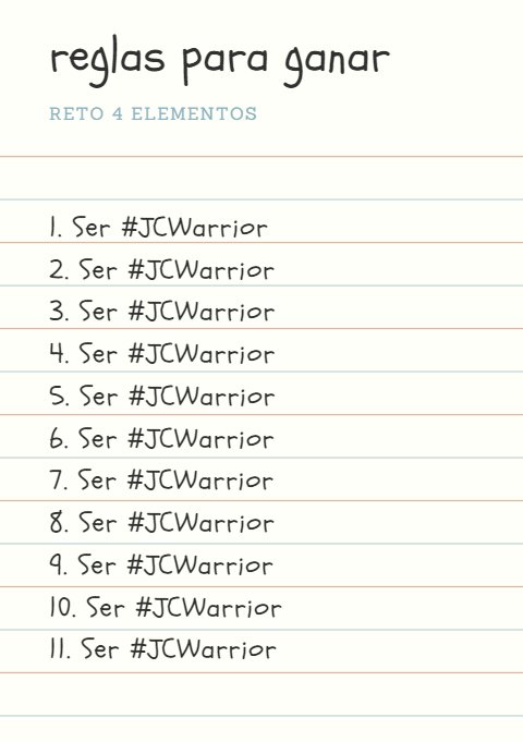 ¿Qué se necesita para ganar Reto 4 Elementos? ¡Ser #JCWarrior! 😎🤗