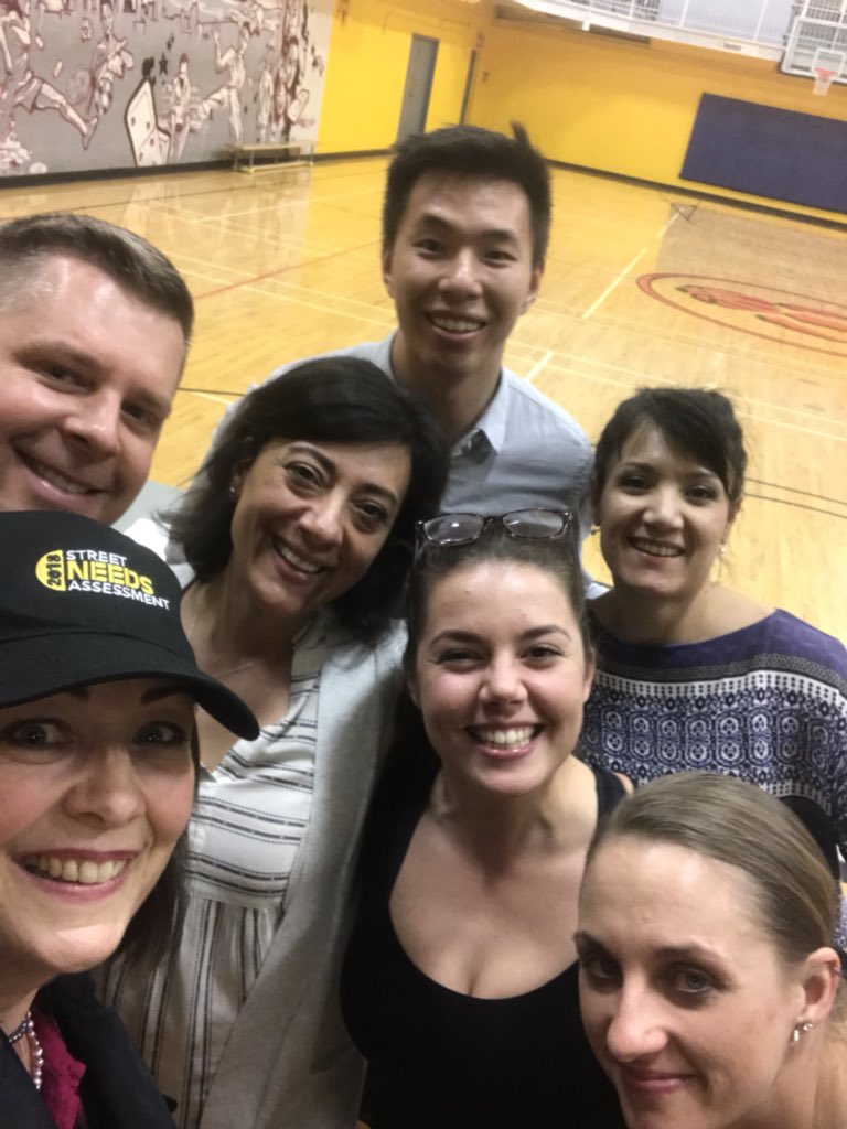 runMABrun's tweet photo. Checking in with Team John Innis as they welcome back the first teams. #HomelessCountTO https://t.co/f9VqakCkQ2