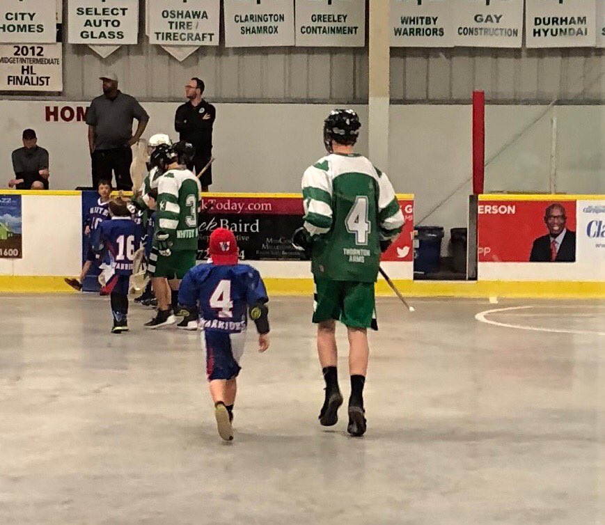 This Tyke 2 Rep team were all smiles tonight coming out with the @GreengaelsJRB #makingkidssmile #mentorshipmatters