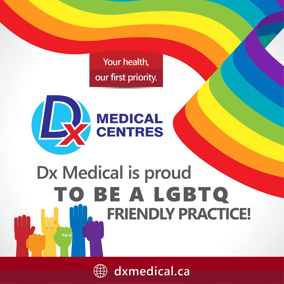DxMedical's tweet photo. We are excited to serve our entire community and proud to be LGBTQ friendly! Book your appointment today! https://t.co/D3rJfAxgWi #yegdr https://t.co/D7nNc8JAjL