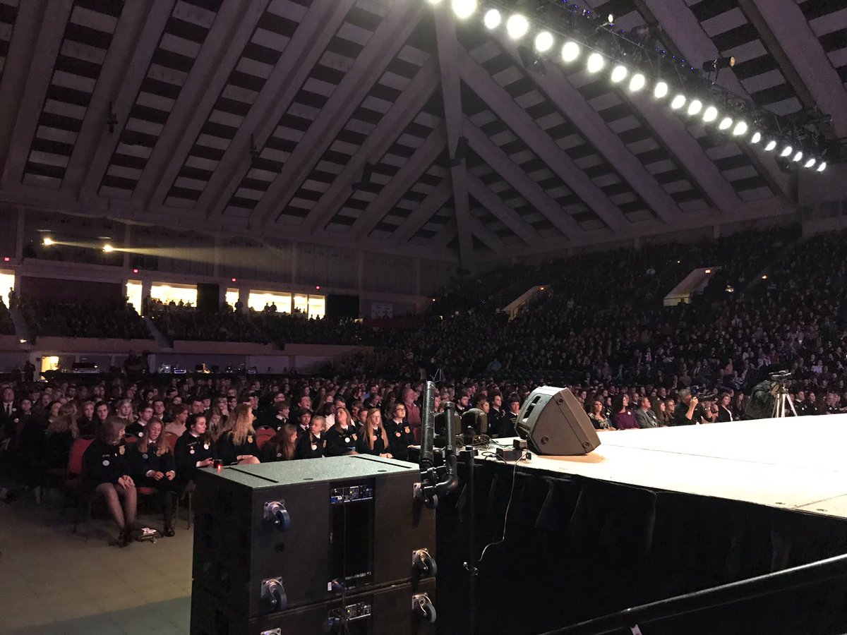 SonnyPerdue's tweet photo. Just a great evening with @GA_FFA, with some 5,000 strong turning out for the 90th annual state convention. Tremendous leadership qualities already from these young men and women. https://t.co/xn6OUOCuP6