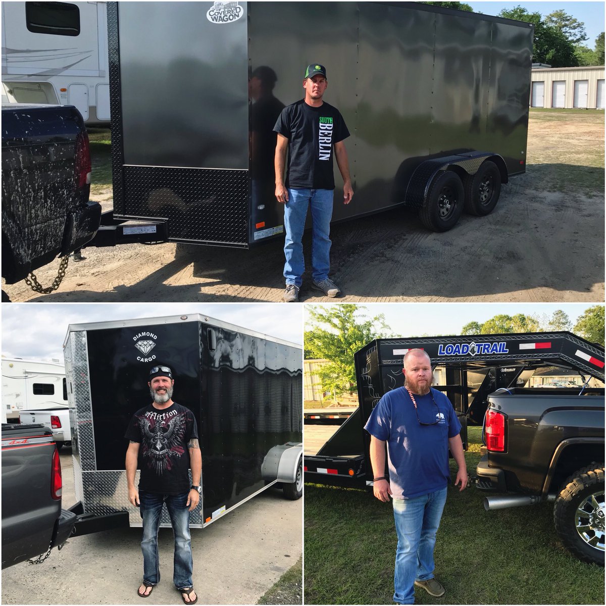 iTowTrailers1's tweet photo. It’s TRAILER TALK THURSDAY!!! We’d love to TALK about how thrilled we are to help our customers, like these fantastic fellas here, HAUL MORE FOR LESS! Not just on Thursdays like today, but every day. 
THANK YOU for everyone’s continued business and support 🙏🏻 https://t.co/oCqGumqZgc