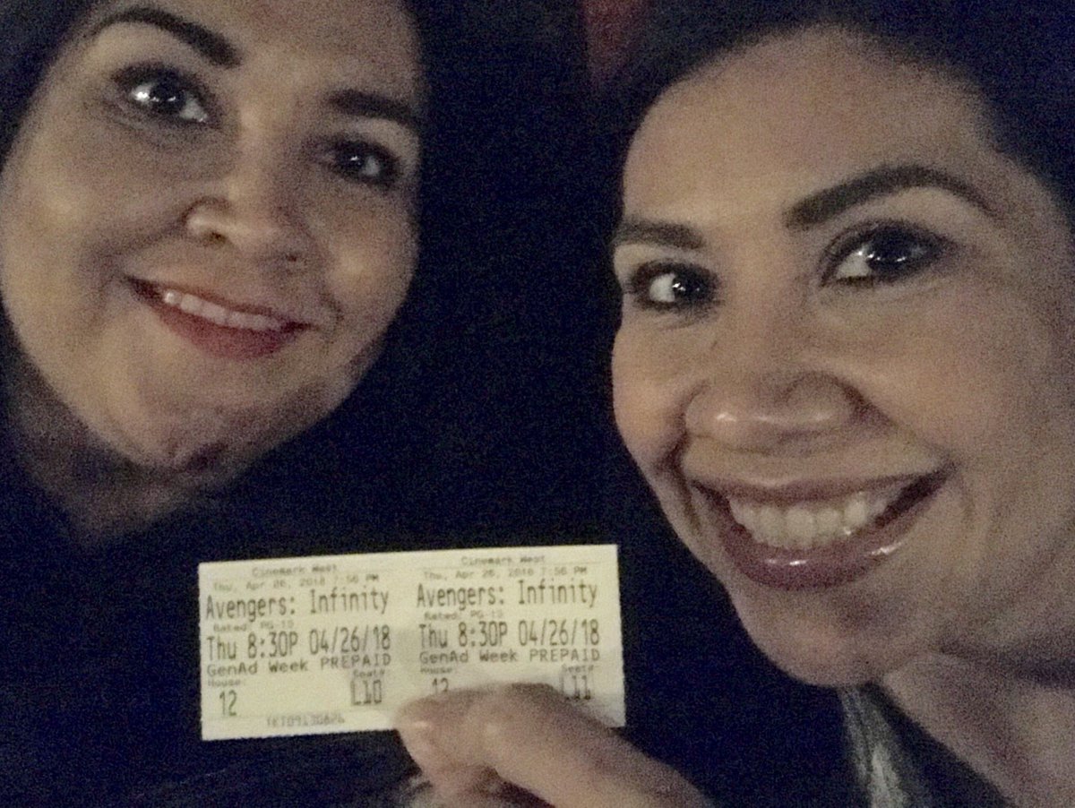BekBen's tweet photo. @GraceRandolph it’s the end of an era!! #infintywar #MovieMath https://t.co/JEv9TZHODy