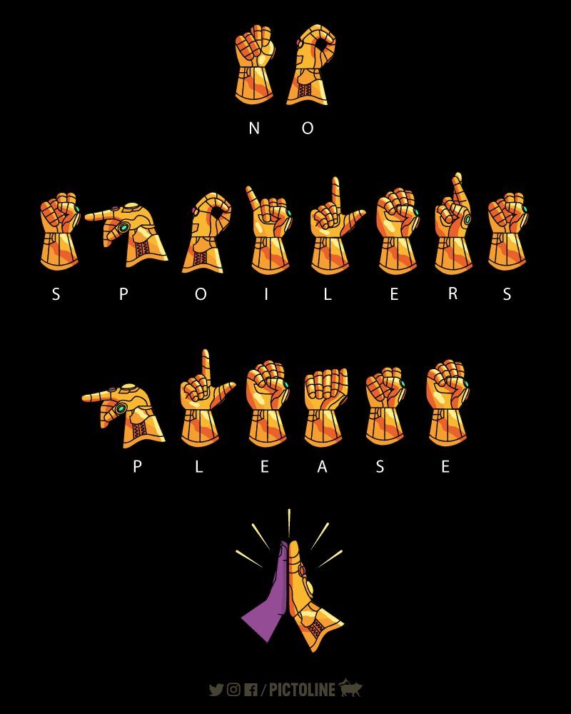 pictoline's tweet image. El Guantelete de la Guarda ha llegado a tu timeline. Comparte para que las Gemas del Infinito te libren de los spoilers de #Avengers #InfinityWar 🙏

🚨Y obvio NO LEAS LOS COMMENTS de este post🚨