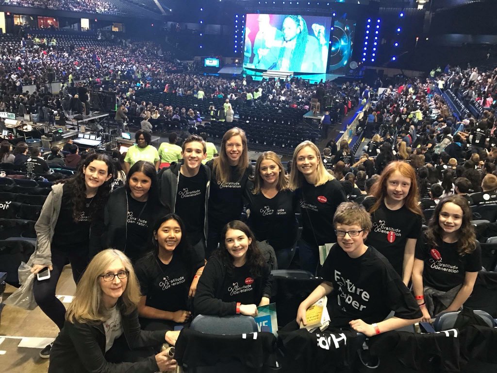 Our g2 kids’ board had such an inspirational time at We Day! #gratitudegeneration #grateful #WEday #worldchangers #futureshapers